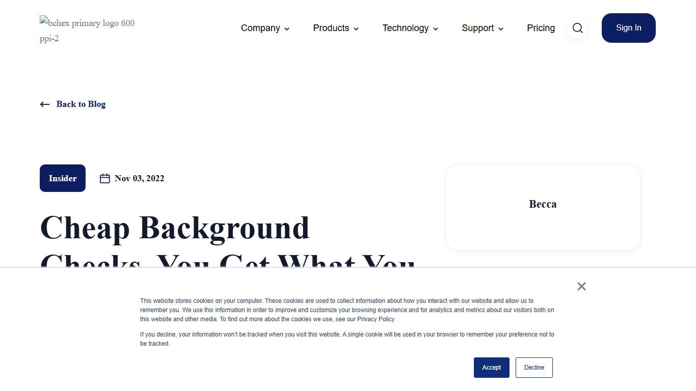 Cheap Background Checks, You Get What You Pay For